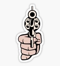 Roy Lichtenstein - Pistol Sticker