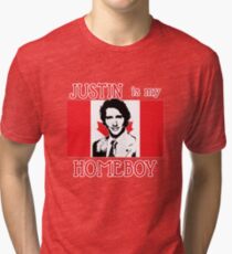 Justin Trudeau is My Homeboy Tri-blend T-Shirt
