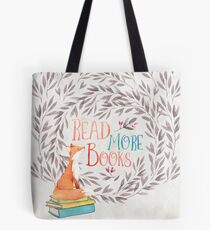 Read More Books - Fox Tote Bag