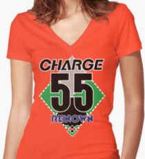Mazda Le Mans Women's Fitted V-Neck T-Shirt
