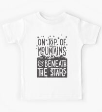 On Top Of Mountains Kids Tee