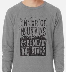 On Top Of Mountains Lightweight Sweatshirt