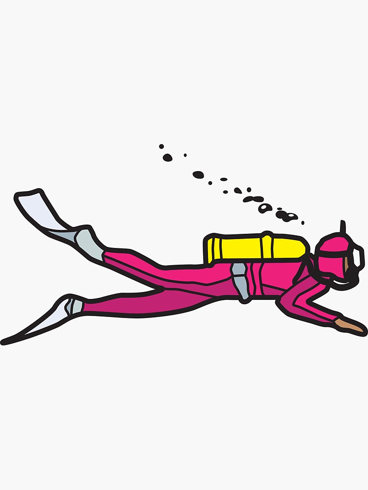 Pink Diver by trebordesign