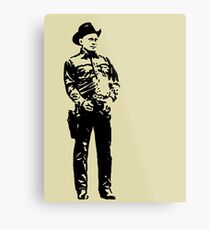 Gunslinger Metal Print