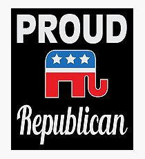 Proud Republican Photographic Print