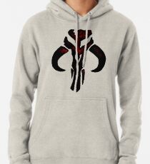 Mandalorian Skull Symbol Pullover Hoodie