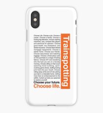 Choose life. iPhone Case
