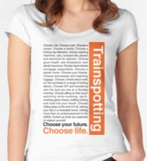 Choose life. Fitted Scoop T-Shirt