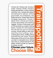 Choose life. Sticker