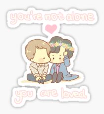 You're not alone Sticker