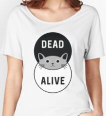 Schrödingers Katze: Tot oder lebendig! Baggyfit T-Shirt