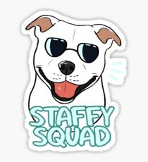 STAFFY SQUAD (white) Sticker