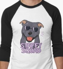STAFFY SQUAD (blue) Men's Baseball ¾ T-Shirt