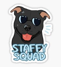 STAFFY SQUAD (black) Sticker