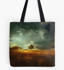 sunset landscape Tote Bag