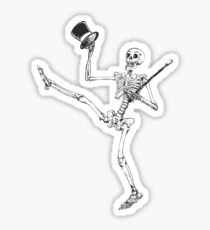 Pegatina Depression Skeleton - Showtime! - Original