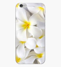 White Plumeria Tropical Frangipani Flowers iPhone Case