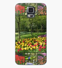 Kaleidoskop der Farben - Keukenhof Collage Hülle & Klebefolie für Samsung Galaxy