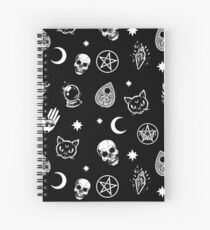 Cuaderno de espiral Patrón de bruja