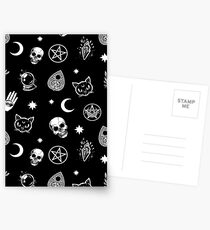 Witch Pattern Postcards