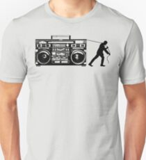 Giant Boombox Man Unisex T-Shirt