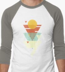 Sun. Sea. Sand. Shark. Men's Baseball ¾ T-Shirt