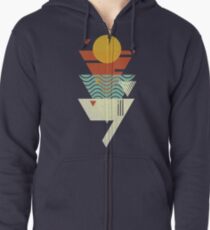 Sun. Sea. Sand. Shark. Zipped Hoodie