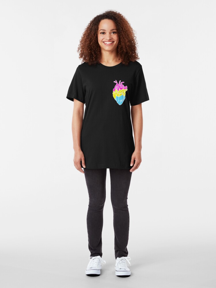 Vista alternativa de Camiseta ajustada Perfectamente Pansexual