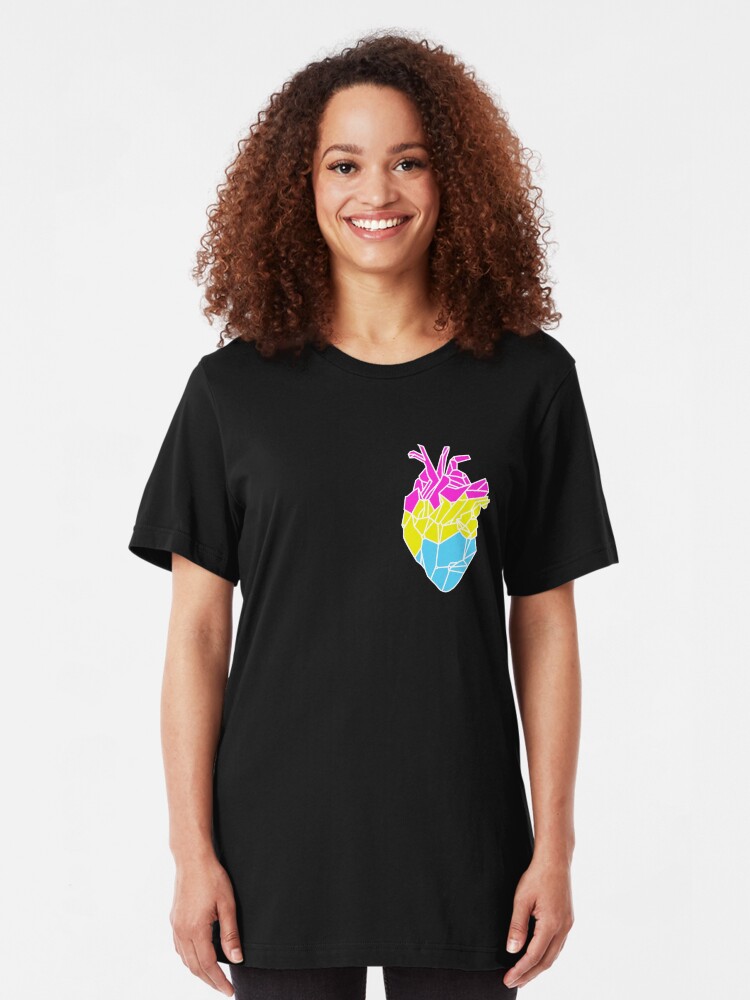 Vista alternativa de Camiseta ajustada Perfectamente Pansexual