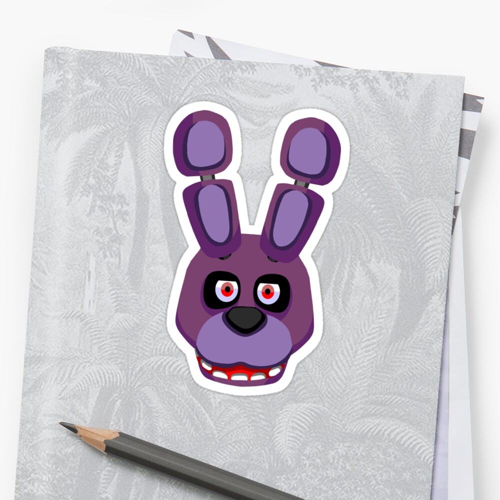 Fnaf Bonnie Sticker By Funbeliever Redbubble 4841