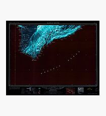 USGS TOPO Map Hawaii HI Hawaii South 349924 1961 250000 Inverted Photographic Print