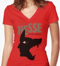 Camiseta entallada de cuello en V Hermann Hesse