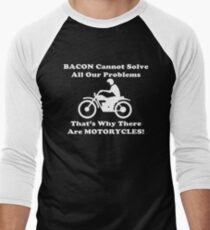 Bacon Motorcycles Men's Baseball ¾ T-Shirt