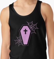 Pastel Coffin Pattern Tank Top