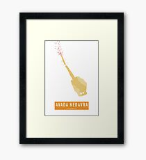 Avada Kedavra! Framed Print