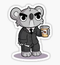 Grumpy Koala Sticker