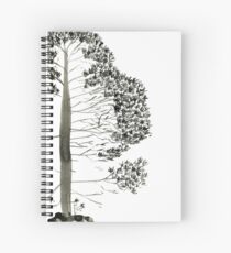 Single Pine, a symbol of longevity Spiral Notebook