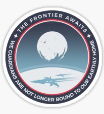 The Frontier Awaits Sticker