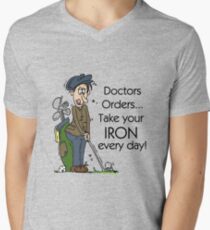 Funny Golfing Iron Every Day Men's V-Neck T-Shirt