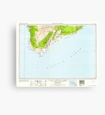 USGS TOPO Map Hawaii HI Hawaii South 349923 1959 250000 Canvas Print