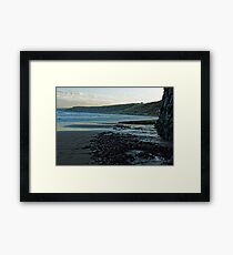 EMPTY BEACH Framed Print
