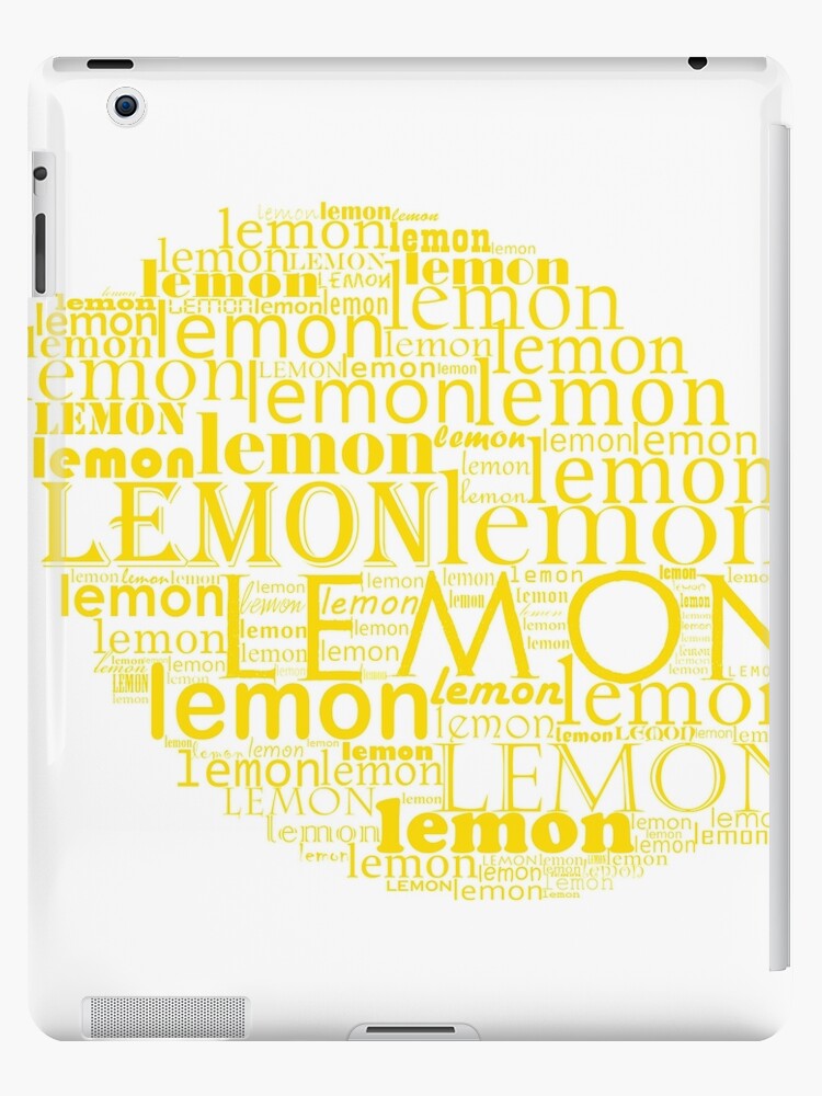 Lemon Ipad Case Skin By Adiosmillet Redbubble