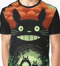 Totoro Dark Night Graphic T-Shirt