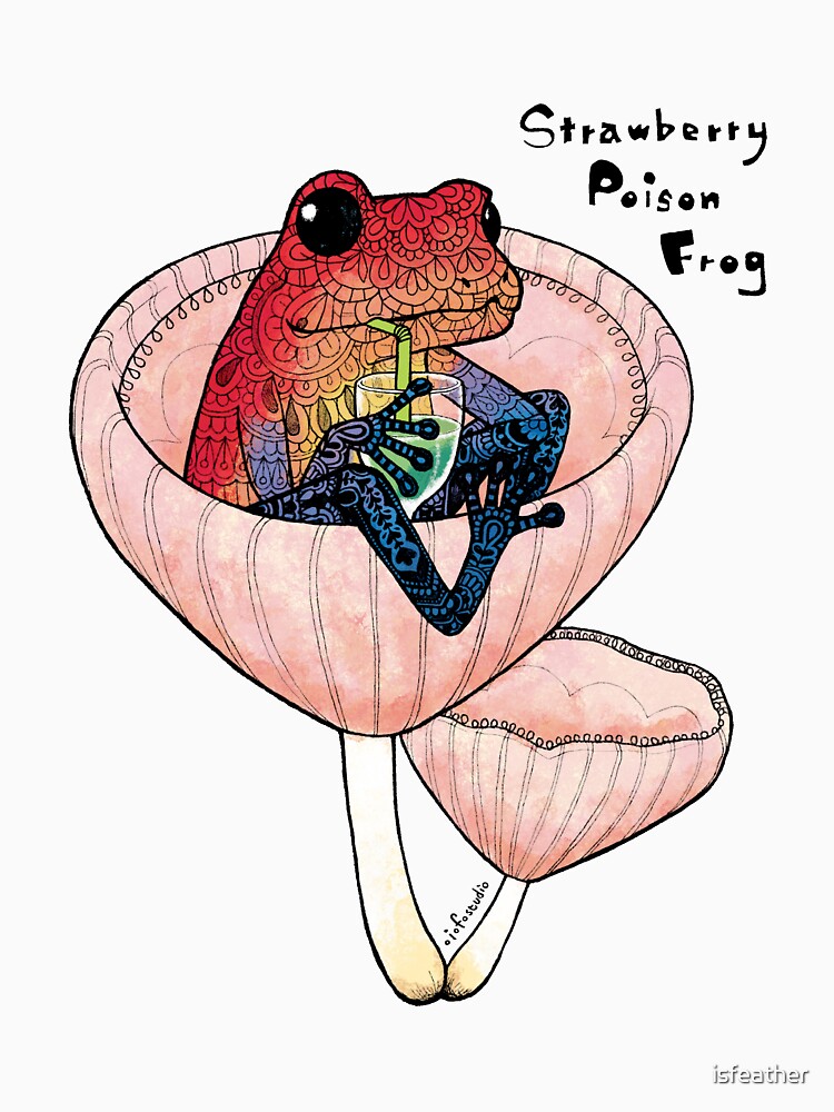 Strawberry Poison Frog by isfeather