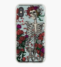 Skeleton & Roses iPhone Case