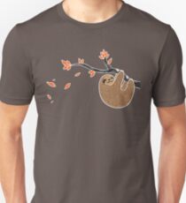 Sloth in Autumn Unisex T-Shirt