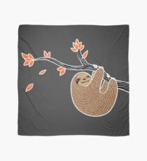 Sloth in Autumn Scarf