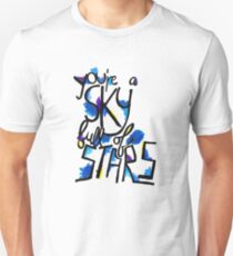 Sky Full of Stars (painted) Unisex T-Shirt