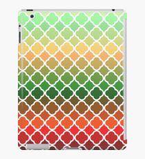 Ombre Quatrefoil Pattern iPad Case/Skin