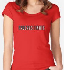 Netflix - Procrastinate Women's Fitted Scoop T-Shirt